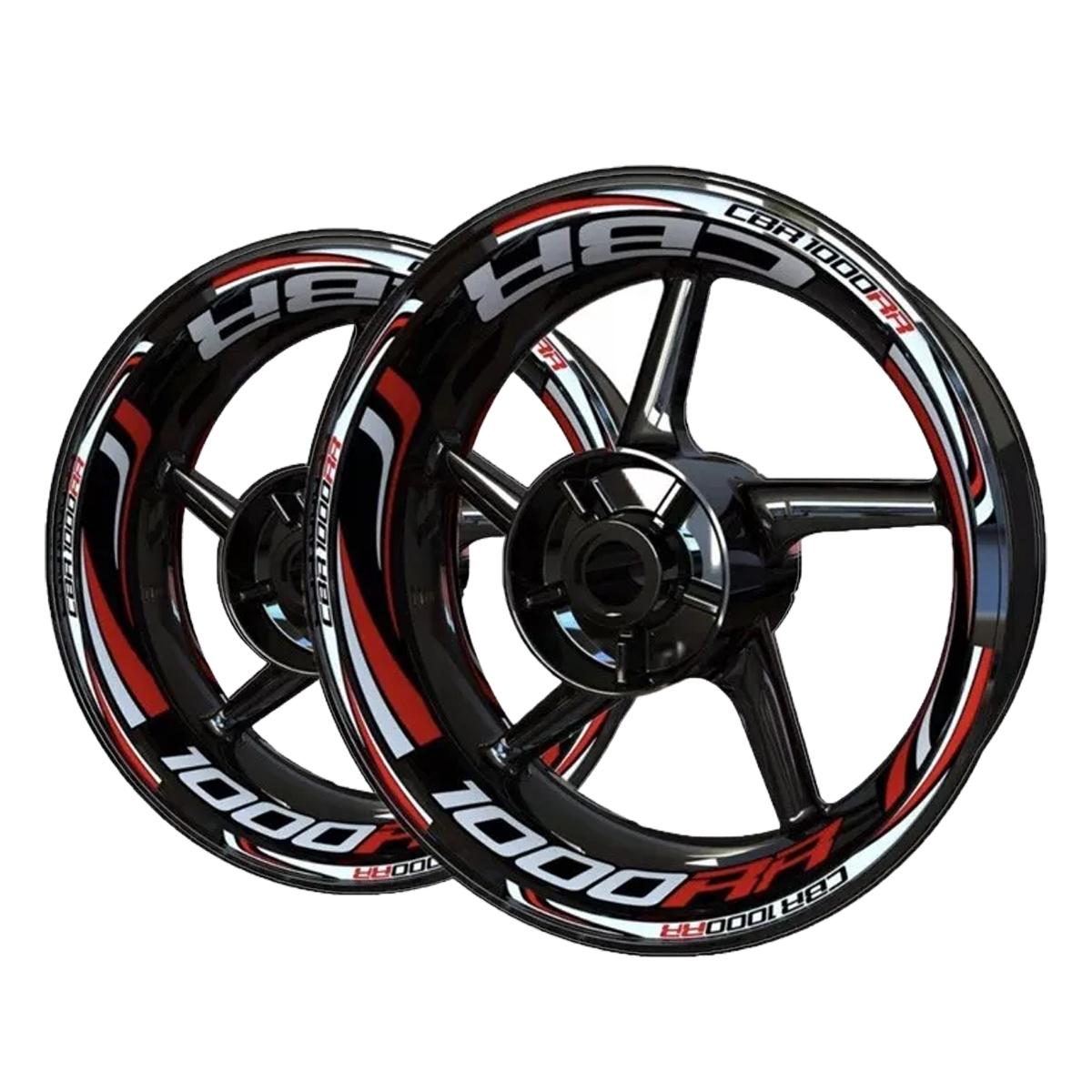 Vinyl HONDA CBR1000RR Wheel Sticker HONDA CBR1000RR Logo Motorcycle Rim Decal Stickers Set 9