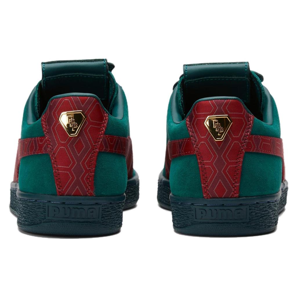 Puma Dapper Dan X Suede Jacquard Print - Varsity Green Unisex Sneakers Intense-Red 390988-02