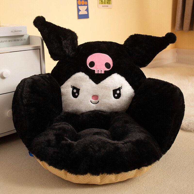 Cartoon Unicorn Half-Wrapped Seat Cushion Back Support Cushion Non-Slip Office Chair Pad Cute Animal Lumbar Pillow Gift