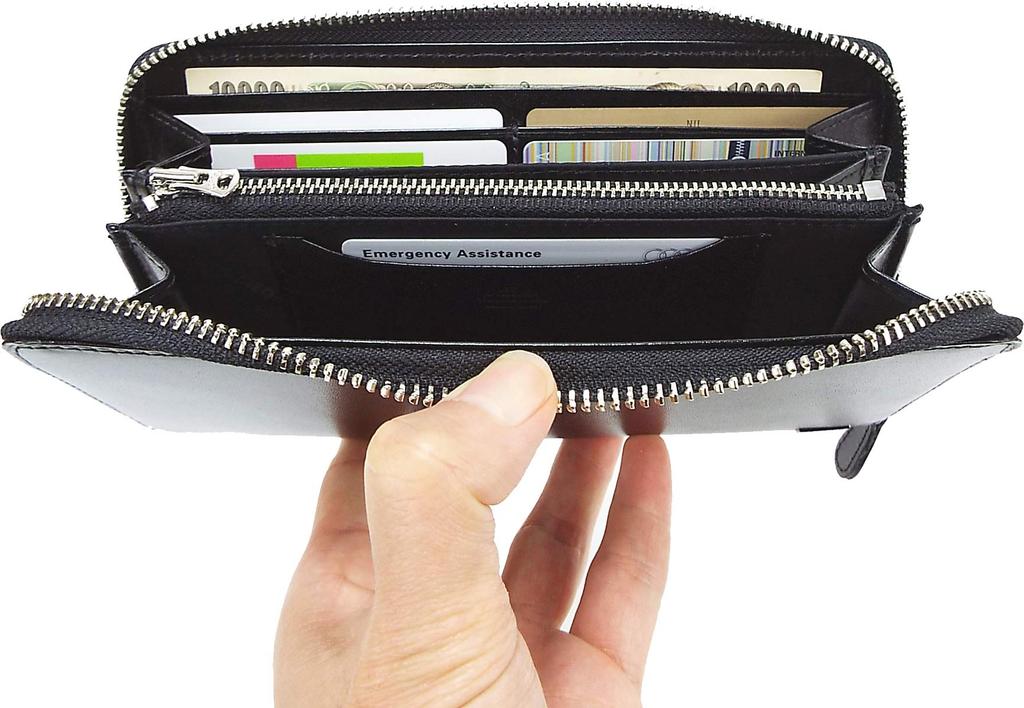 [Porter] Sheen Long Wallet 110-02968 Black