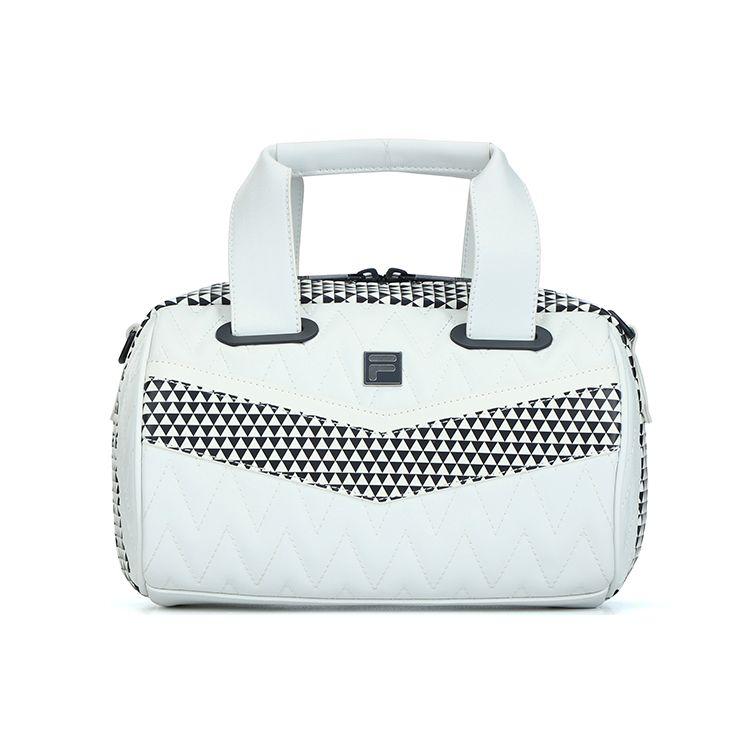 FILA Athletics Large Capacity Fashion Casual Fabric Sports Tote Bag Women bags Jade-White A13W145161F-WT XS