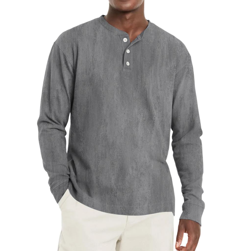 Men's Loose Casual  Long-sleeved Lapel Zip-up Hoodie