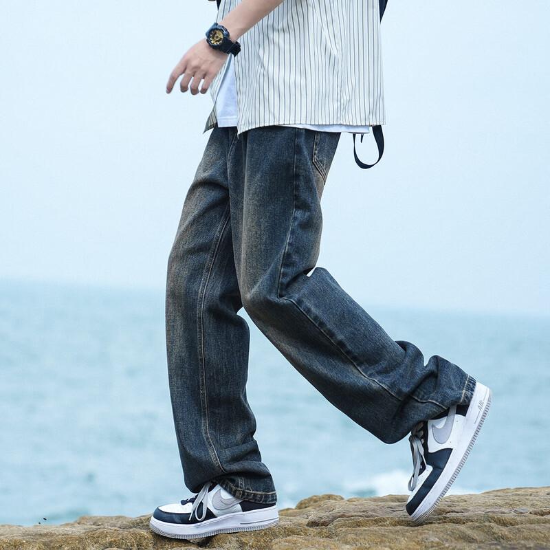 Paul Frank Men's American Retro Loose Straight-Leg Jeans