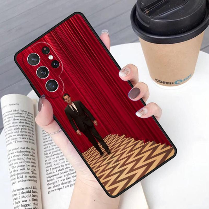 Welcome To Twin Peaks Black Lodge Red Room Phone Case Cover For Samsung Galaxy S24 S25 Ultra S21 S22 S10E Plus Note 20 FE S23