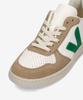 [Veja] V10 Leather Sneakers - White:Emerald:Sahara VX0503146SS23