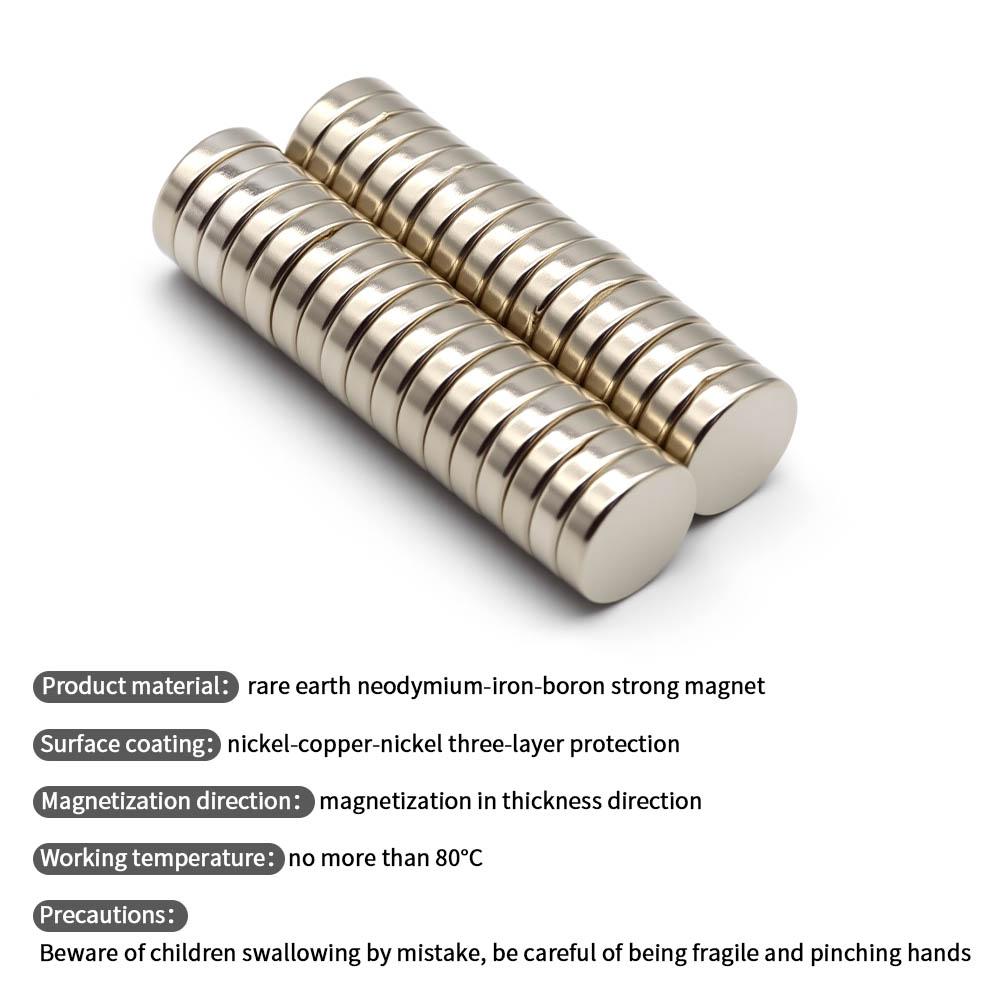15x4mm Superstark Neodymmagnet N35 NdfeB Permanentmagnetiska imanes Runda Kraftfulla Magneter Kylskåpsmagnet