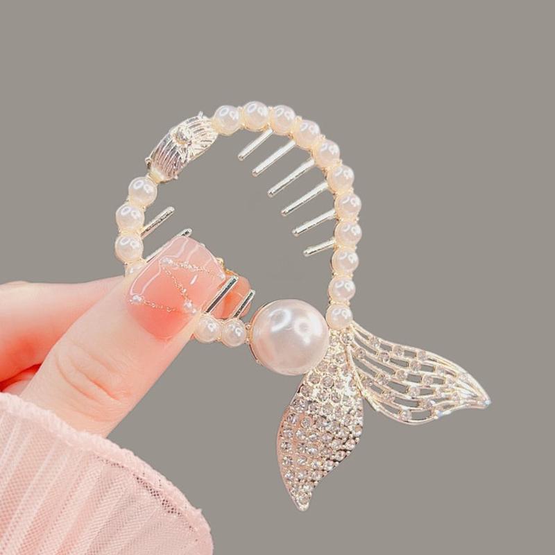 

Новые жемчужные стразы кисточки подвесные бусины заколки для волос конский хвост пряжка заколка для волос женские корейские элегантные шпильки аксессуары для волос A4