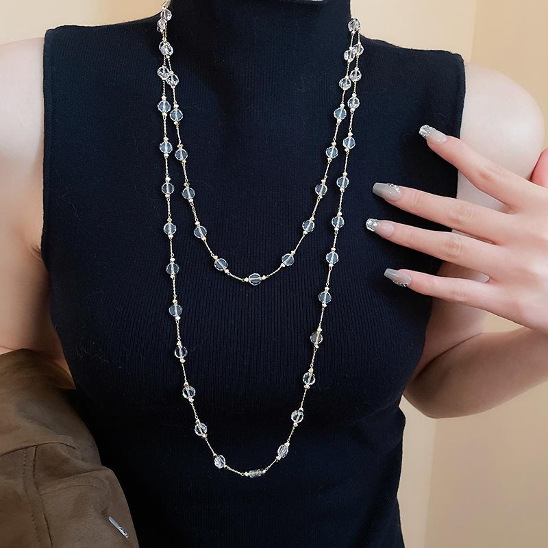 Collana con Perline per Clavicola Resort Bohemien - Accessorio di Moda di Lusso Leggero di Alta Gamma