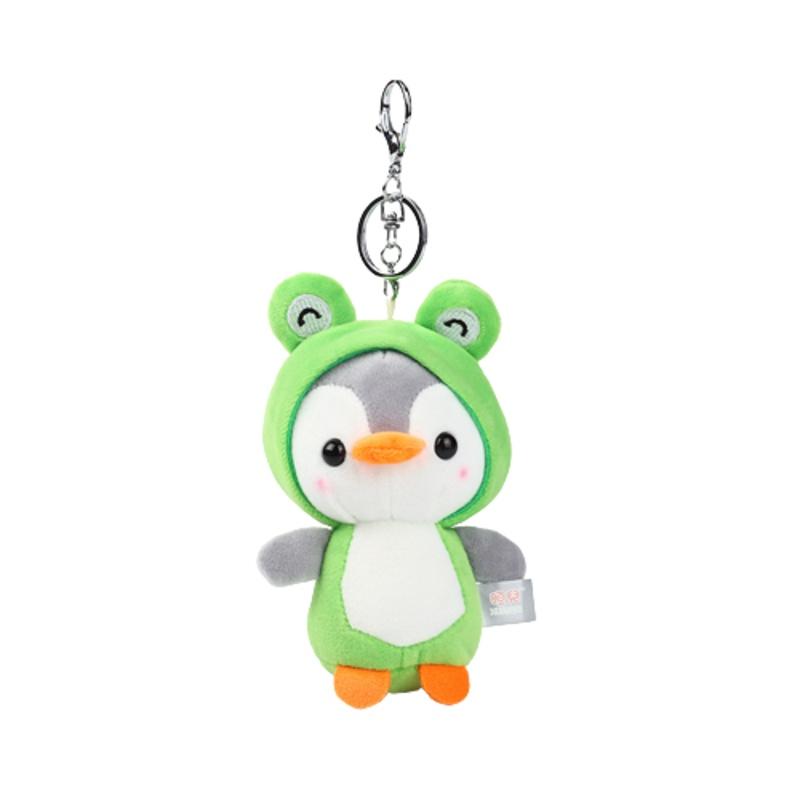 

Toy Penguin Plush Keychain Pendant Keyring Stuffed Doll Animal Birthday Gift Kid зелёный