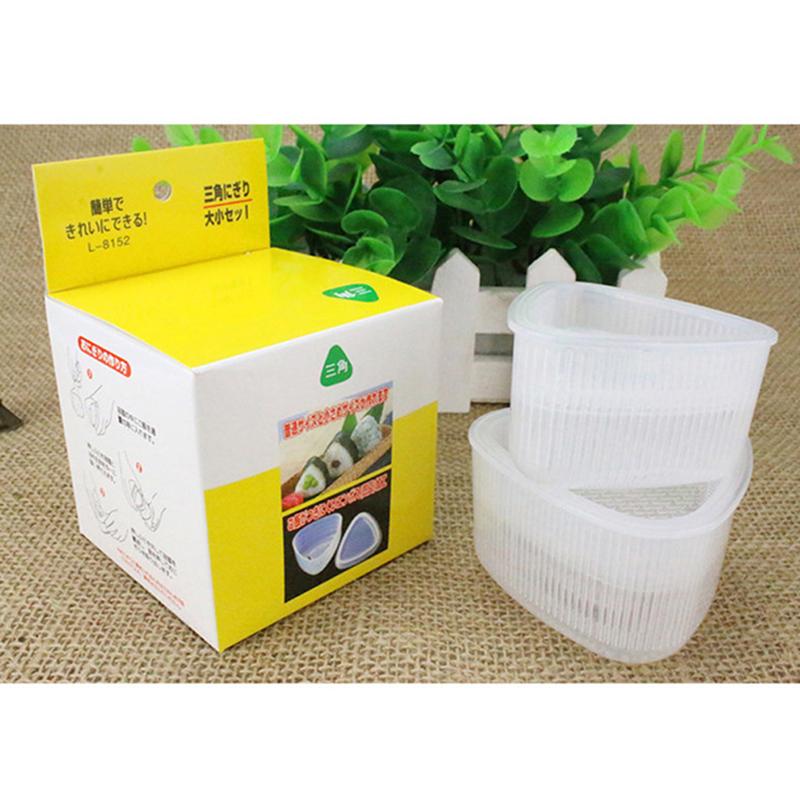 Japansk trekantet risballform Sushi settform