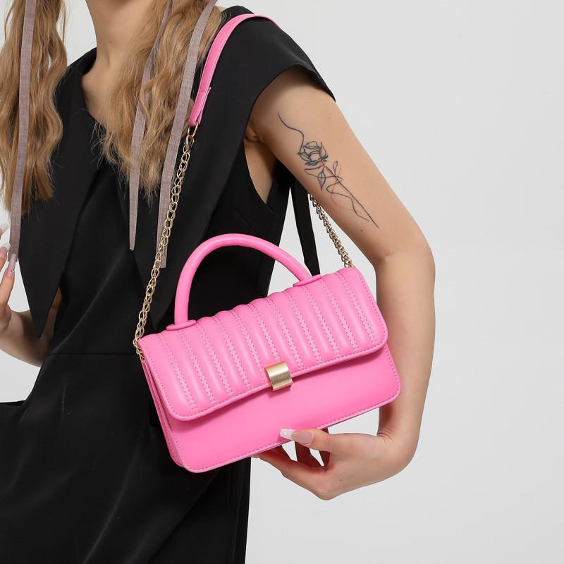 Stylish 2024 Pu Leather Crossbody Bag For Women Trendy Street Fashion Handbag