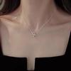 925 Sterling Silver Star Necklace - 2024 Trendy Light Luxury Clavicle Chain for Women