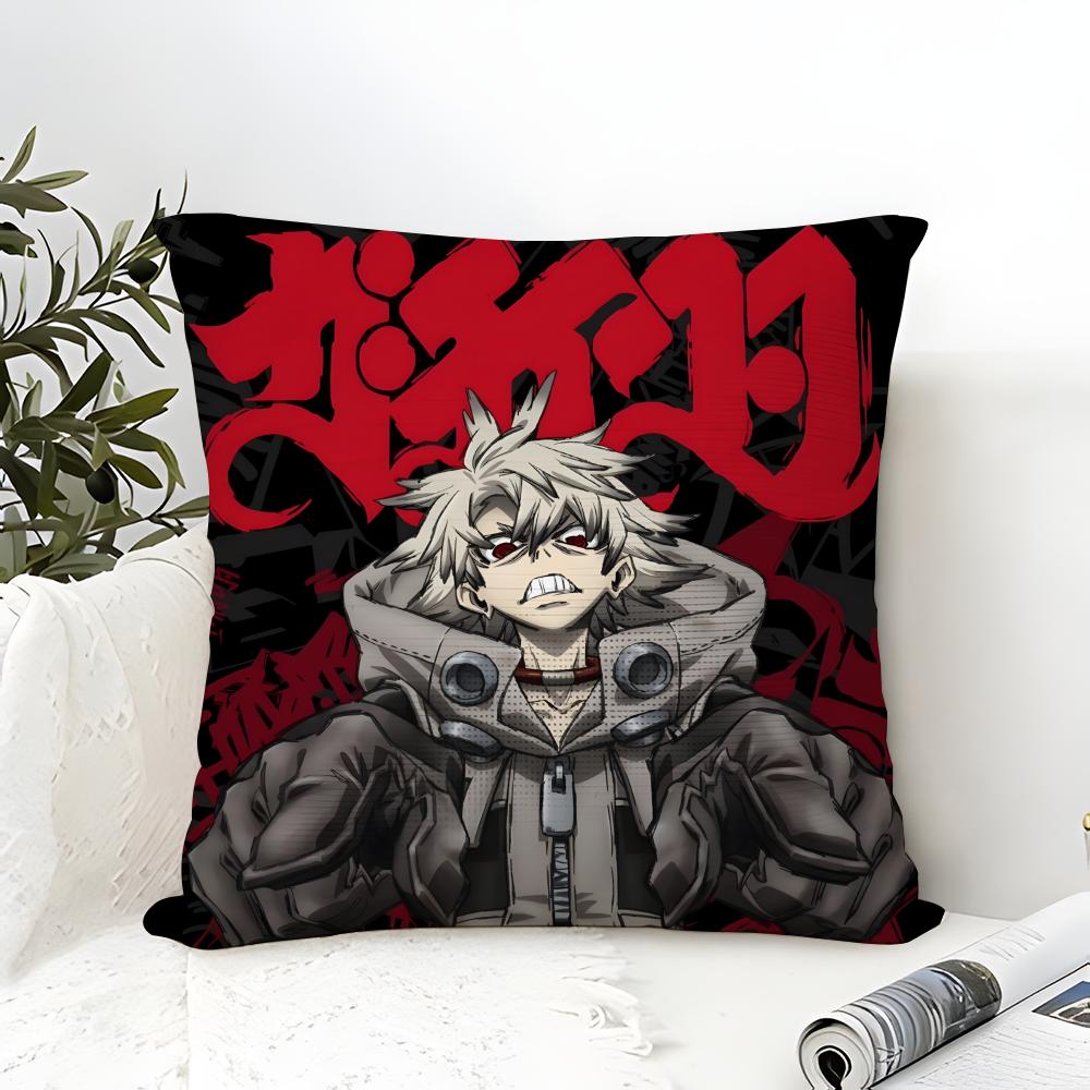 Dark Fantasy Comic G-Gachiakuta 3 Pillow Case Linen Pillow Case Sofa Home Decor Cushion Cover Cushion Cove