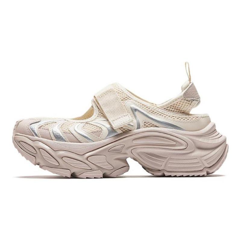 Anta Star Moon Women Height-increasing Low-top Casual Shoes Pink Silver 922528501-3 39