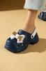 High Sole Ribbon Detailed Eva Comfort Women's Sandals DNZ223-24B