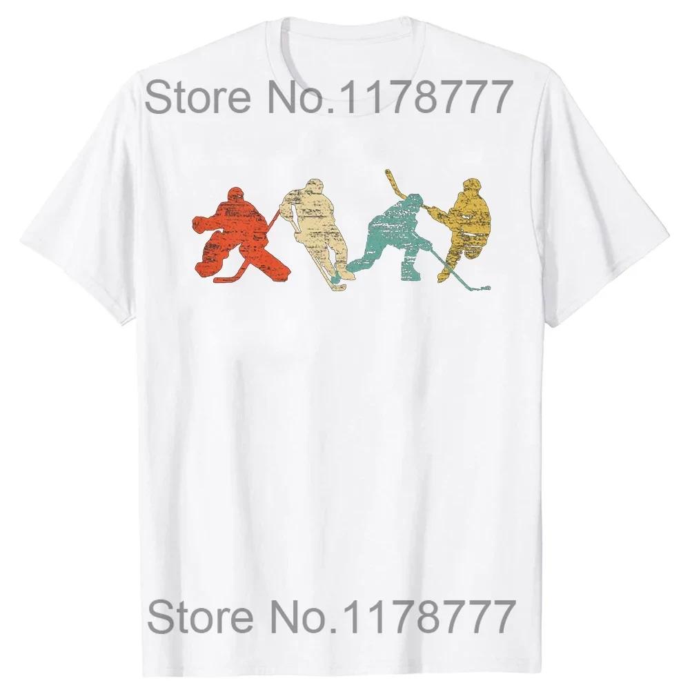 Funny Eat Sleep Hockey Repeat Christmas T Shirts Graphic Cotton Streetwear Short Sleeve Birthday Gifts Summer Style Tshirt Men