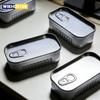 1PC Sardine Can Shaped Storage Tin Box Portable Metal Material Sealed Jar with Lid for Storing Small Items Household Goods