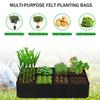 4/8 Grids Extra Large Fabric Grow Bag Garden Planter Planting Bed Vegetables Flowers Herbs