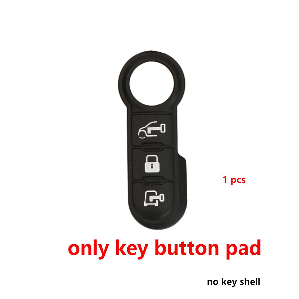 Car Key Fob Case Shell Housing For For Fiat 500 500L Bravo Panda Freemont Punto Ducato Peugeot Boxer Citroen Jumper/Buttons Pad