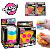 Needoh Peace Cake Pizza Slice Fidget Toy Non-toxic Soft Squishy Slow Rise Relief Pressure Heal Relax for Adults Kids Desk Gift