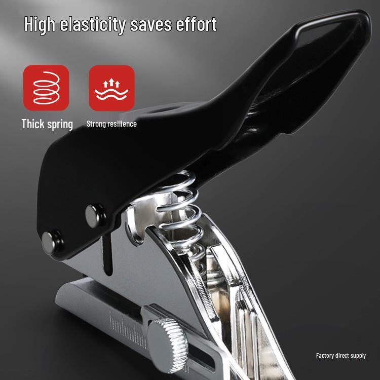 Heavy Duty PVC Manual Round Hole Puncher for Thick Paper and Binders
