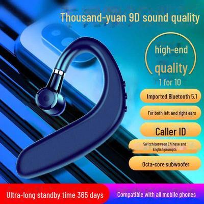 Bluetooth Single Ear Headset with Long Standby for Driving