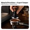 Espresso Tamper with Wooden Handle Level Pressure LowMaintenance for