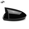 Glossy Black Rearview Mirror Cover for Renault MEGANE 4 (2016-2020) - Adhesive Car Modification Part