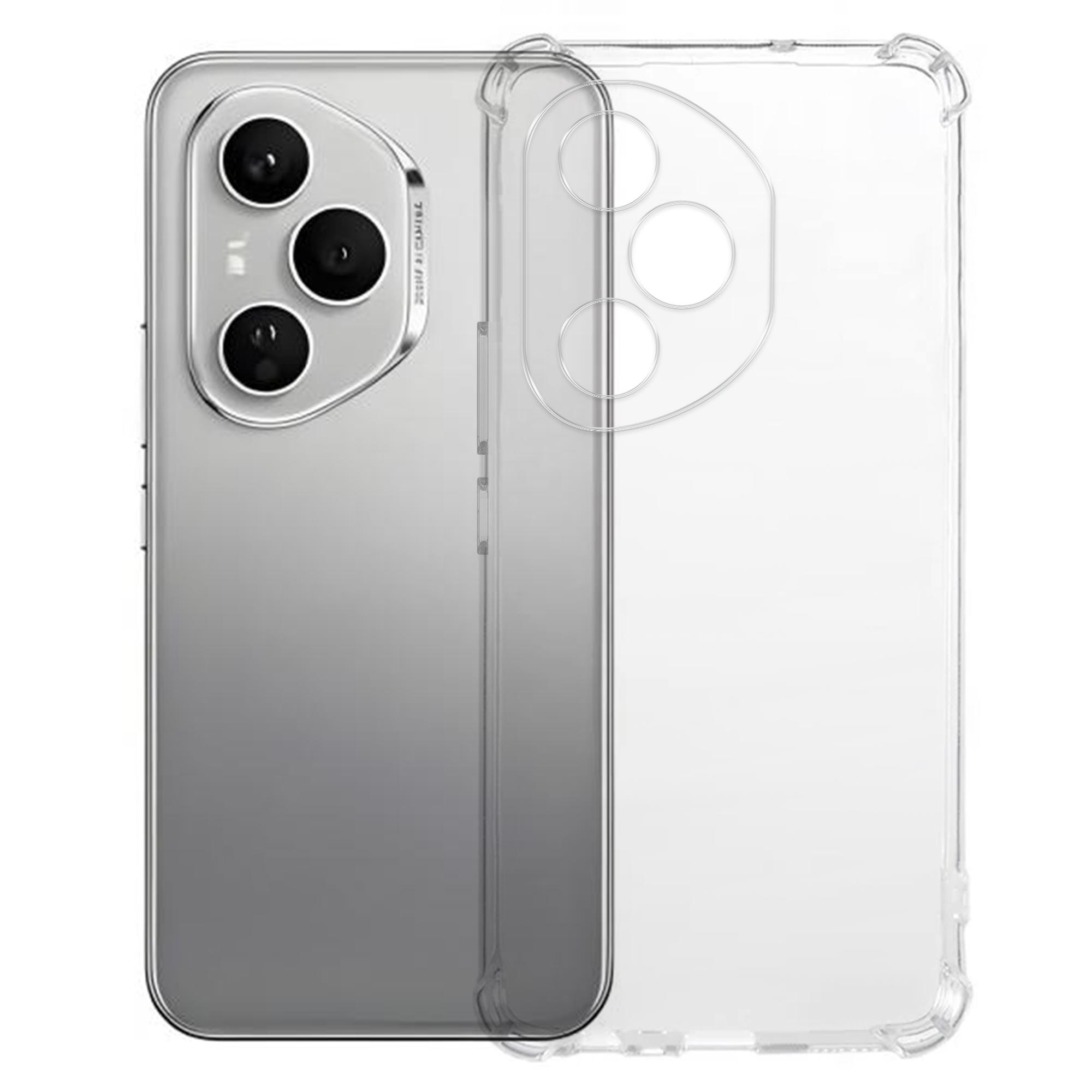 

KALEBOL KLB-TPU001 For Honor 400 Pro 5G (Global) Case Airbag Corners Anti-Drop 1.5mm TPU Clear Phone Cover A