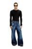 Diesel Men's Relaxed D-Rise Denim Pants, Size L.30, A0637109M06, 30-inch, Indigo Blue, 01
