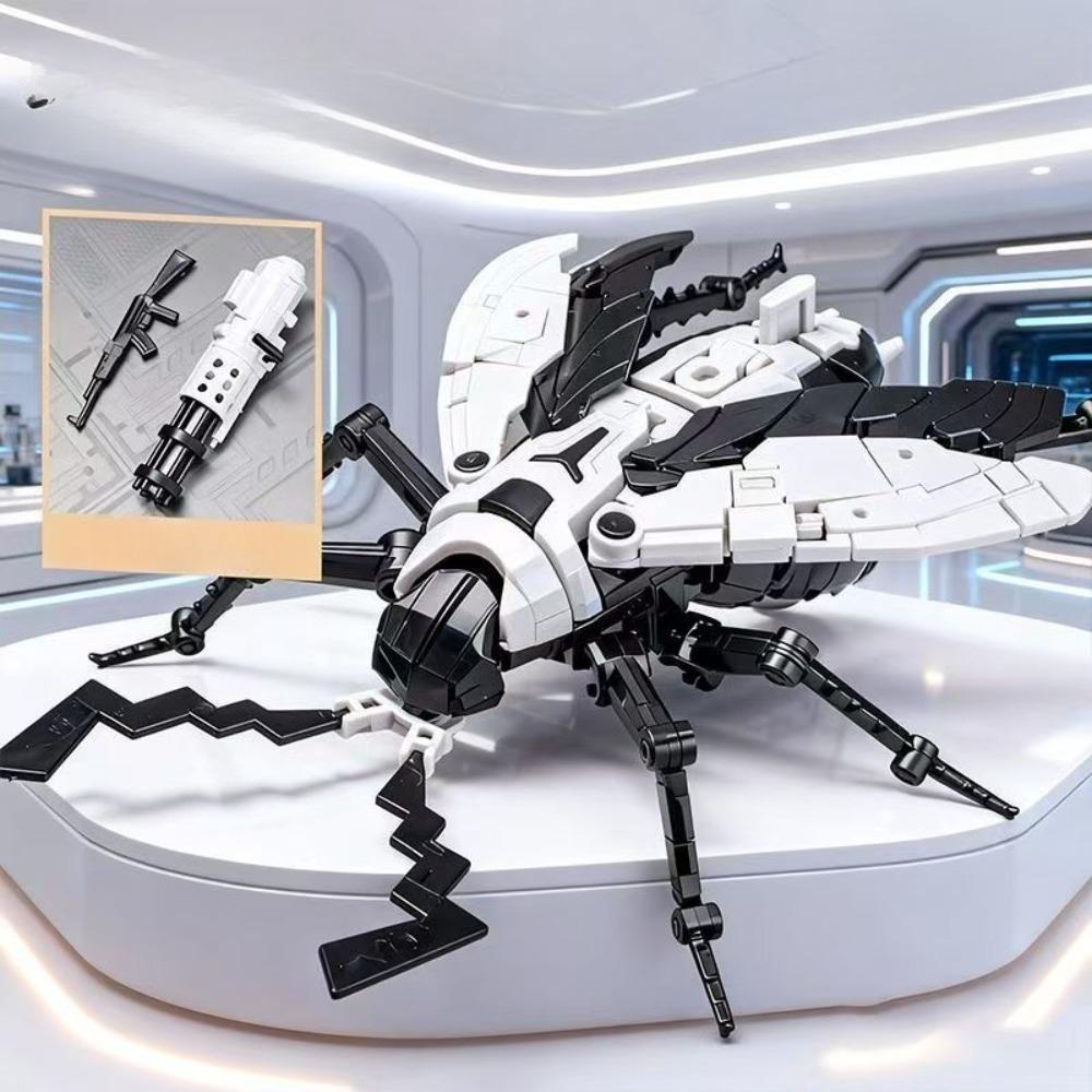 Creative Giant Insects Cockroaches Assembled Toys Transformable Models Joint Movable Home Ornaments Kids DIY Toys Holiday Gifts