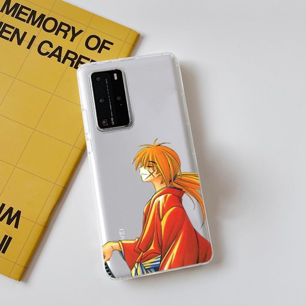 Rurouni Kenshin Anime Phone Case for Samsung S10 20 22 23 A10 40 for Xiaomi10 Note10 for Huawei P50 20 Honor60 70