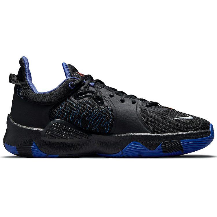 Nike PG 5 EP Clippers Away Men Sneakers Black Lapis Bright-Crimson CW3146-004