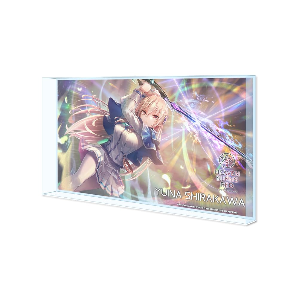 

Seasonal Plants Heaven Burns Red Big Acrylic Block W160mm x H100mm x D8mm Acrylic [Shirakawa Yuina]