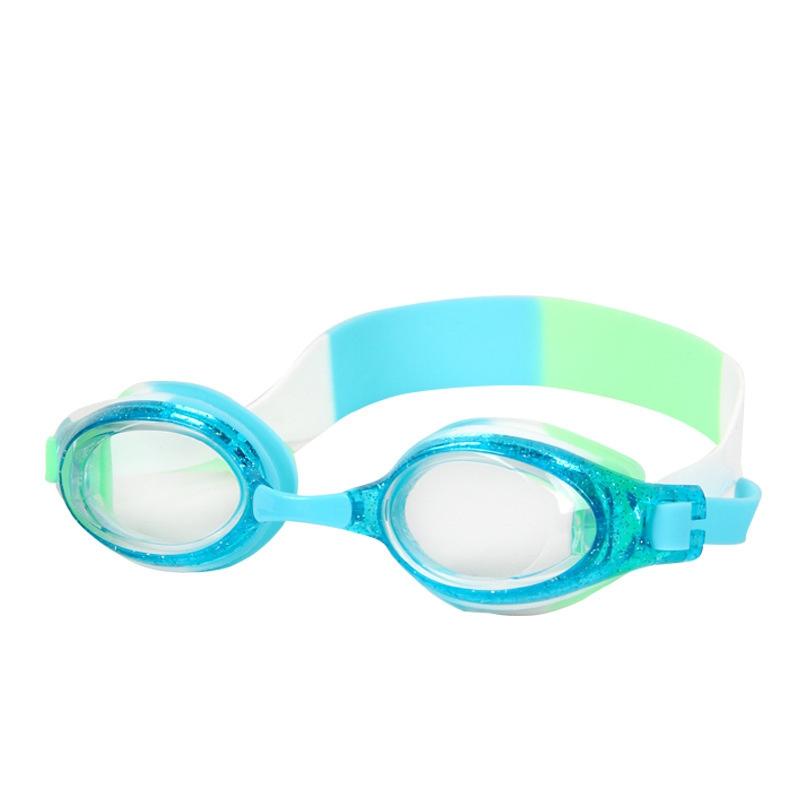 Justerbare silikon svømmebriller for barn Jenter Gutter 2-10Y Barn Anti-dugg svømmebriller