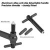 Bike Derailleur Hanger Alignment Tool Rear Dropout Repair Wrench Aluminum Alloy Anodized Stainless Steel Measuring Rod