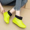 2025 short tube fashion rain shoes men, non-slip shoes low-top outdoor car wash waterproof shoes lightweight