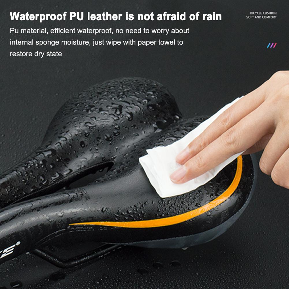 Comfortable Bicycle Saddle MTB Mountain Road Bike Seat Hollow Gel Cycling Cushion Exercise Bike Saddle for Men and Women