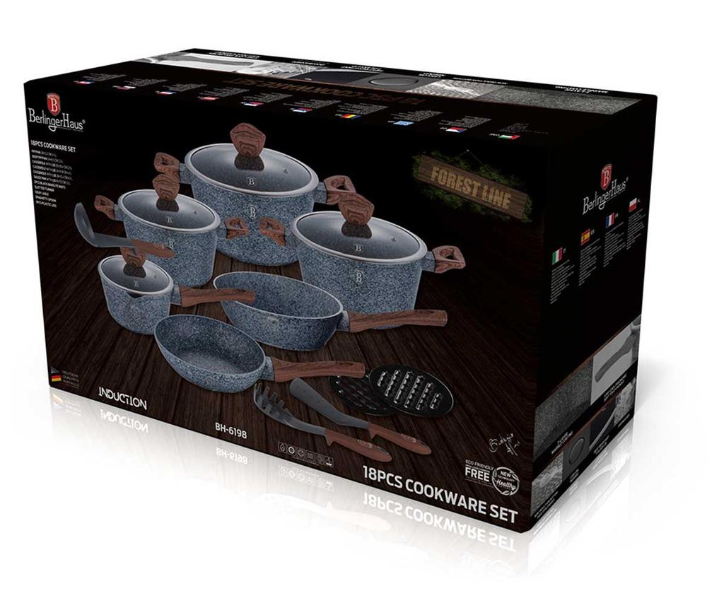 18-Piece Cookware Set Berlinger Haus Bh-6198 Forest Line