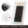 ANNAFRIS 5D Four-Leaf Clover Easy-Anchor Soft Dense W-Shape Pre-made Fan Eyelashes