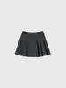 General Idea Formal Pleated Mini Skirt [Charcoal] / Gf1Lsk501