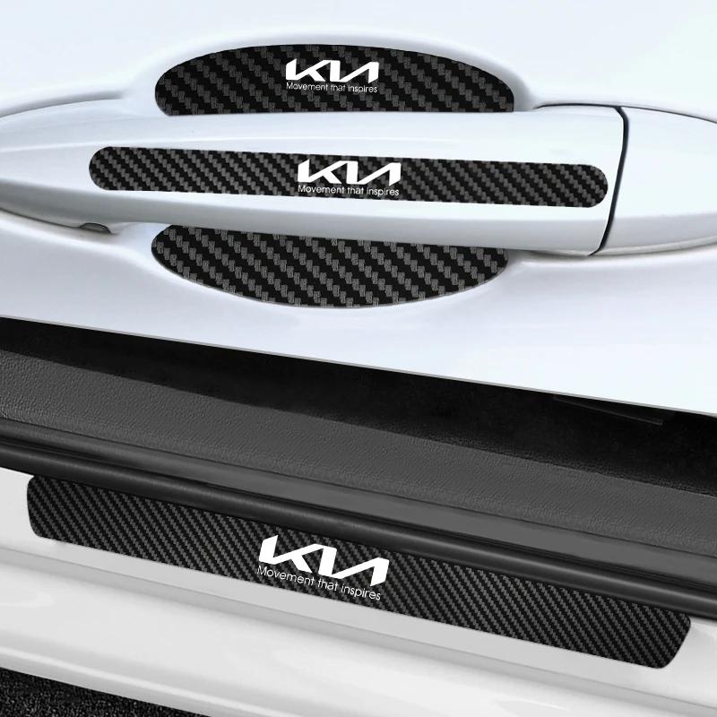 ABCDFV1 Car Door Anti-scratch Threshold Sticker and Door Handle Bowl Protection Stickers For Kia Sportage Picanto Rio Ceed Cerato Soul