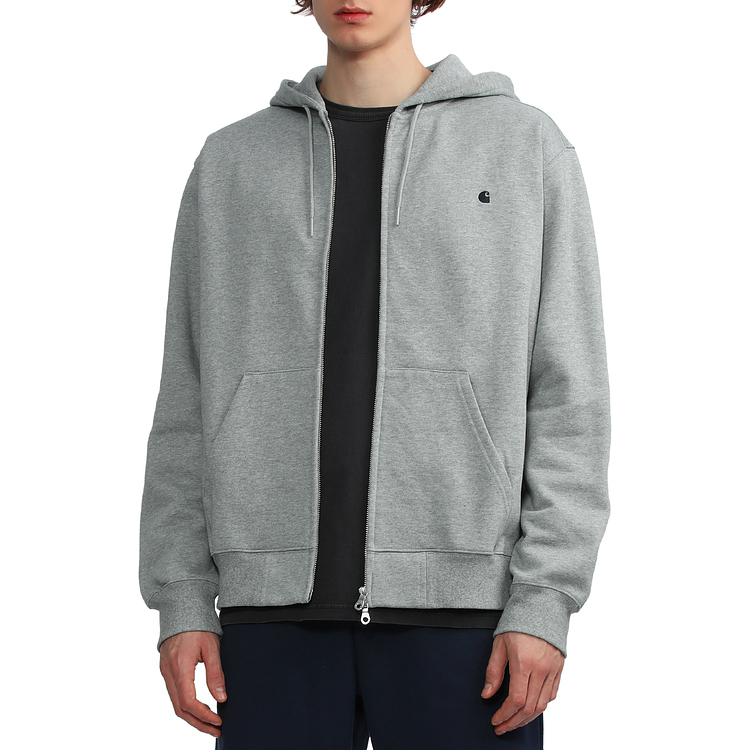 Carhartt WIP Sweatshirts Men's Hooded Moderate Cardigan CHXSWA212047H-GYX