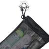New Black Mesh Drawstring Drawer Wash Bag Lightweight Compact Hanging Bath Bag Toiletry Organizer Toiletry Bag Bathroom