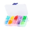 100Pcs Knitting Stitch Marker Counter Crochet Locking Needle Clip with Storage Case 10 Colors