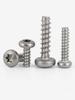 304 Stainless Steel Torx Slot Self-Tapping Screw with Hexagon Head, Flat Tail - Sizes: 2.2mm, 3.5mm, 4.2mm, 5mm