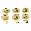 6Pcs Guitar Tuning Peg Buttons Metal Stable Universal Tuner Buttons Replacement for Acoustic Electric Guitar