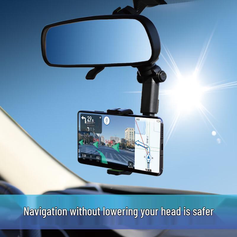 Digalon Car Rearview Mirror Phone Holder