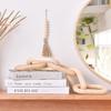 Wood Wood Chain Ornament White, Brown Tabletop Art Decoration  Indoor Ornament Placement