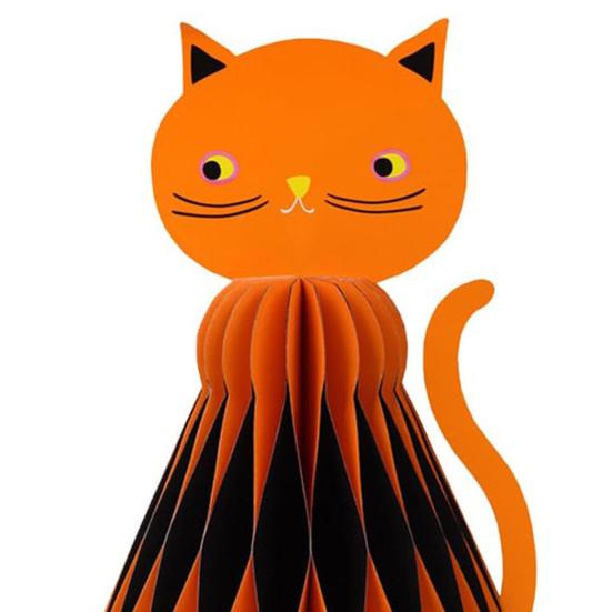 2Pcs Halloween Arrangement Props Super Cool Statue Festivals Halloween Decoration Pattern Cat Styling